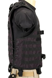The Mission Convertible Vest in Black