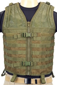 The Mission Convertible Vest in Olive Drab
